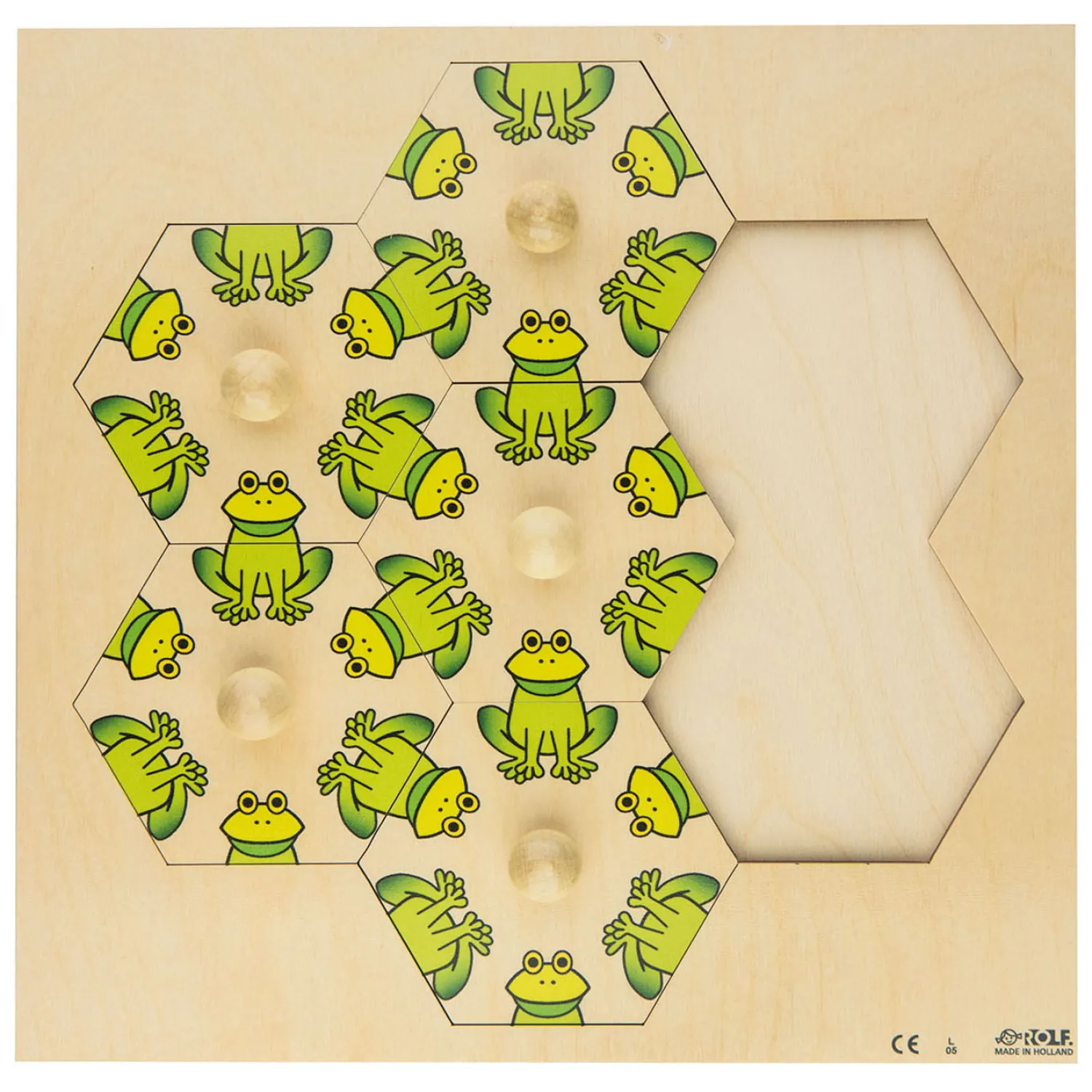 - Carrousel Legpuzzel Kikker, 7st.>Rolf Outlet