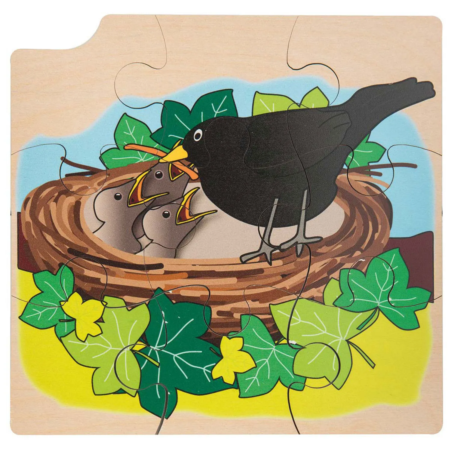 Rolf - Groei en 4 Lagenpuzzel Merel - 36st.