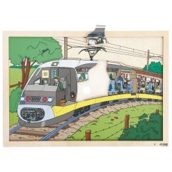 - Houten Inkijkpuzzel, 60st.-Rolf Hot