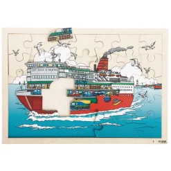 - Houten Inkijkpuzzel Ferry - 60st.>Rolf