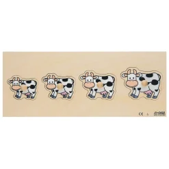 - Houten Inlegplank Klein-Groot Koe-Rolf New