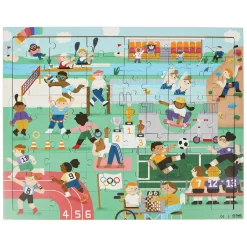 - Houten Legpuzzel Zomerspelen, 72st.>Rolf Outlet