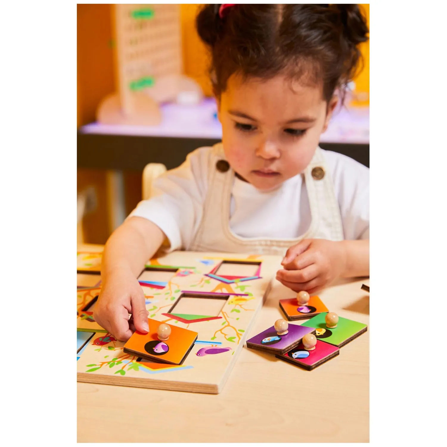 - Houten Noppenpuzzel Vogelhuisjes, 10st.>Rolf Online