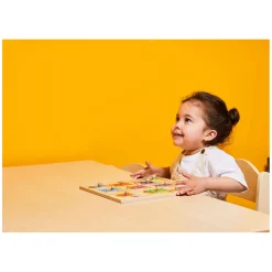 - Houten Noppenpuzzel Vogelhuisjes, 10st.><noscript><img width=