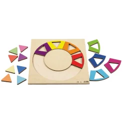 - Houten Reliefpuzzel Ontdek de Kleur en Vorm - 2st.-Rolf New