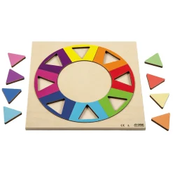 - Relief Puzzel Ontdek de kleur en Vorm Regenboogkring, 16st.>Rolf Online