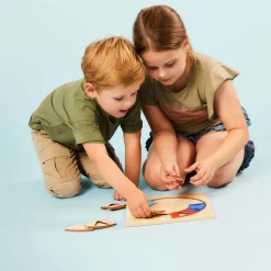 - Relief Puzzel Ontdek de kleur en Vorm Regenboogkring, 16st.><noscript><img width=