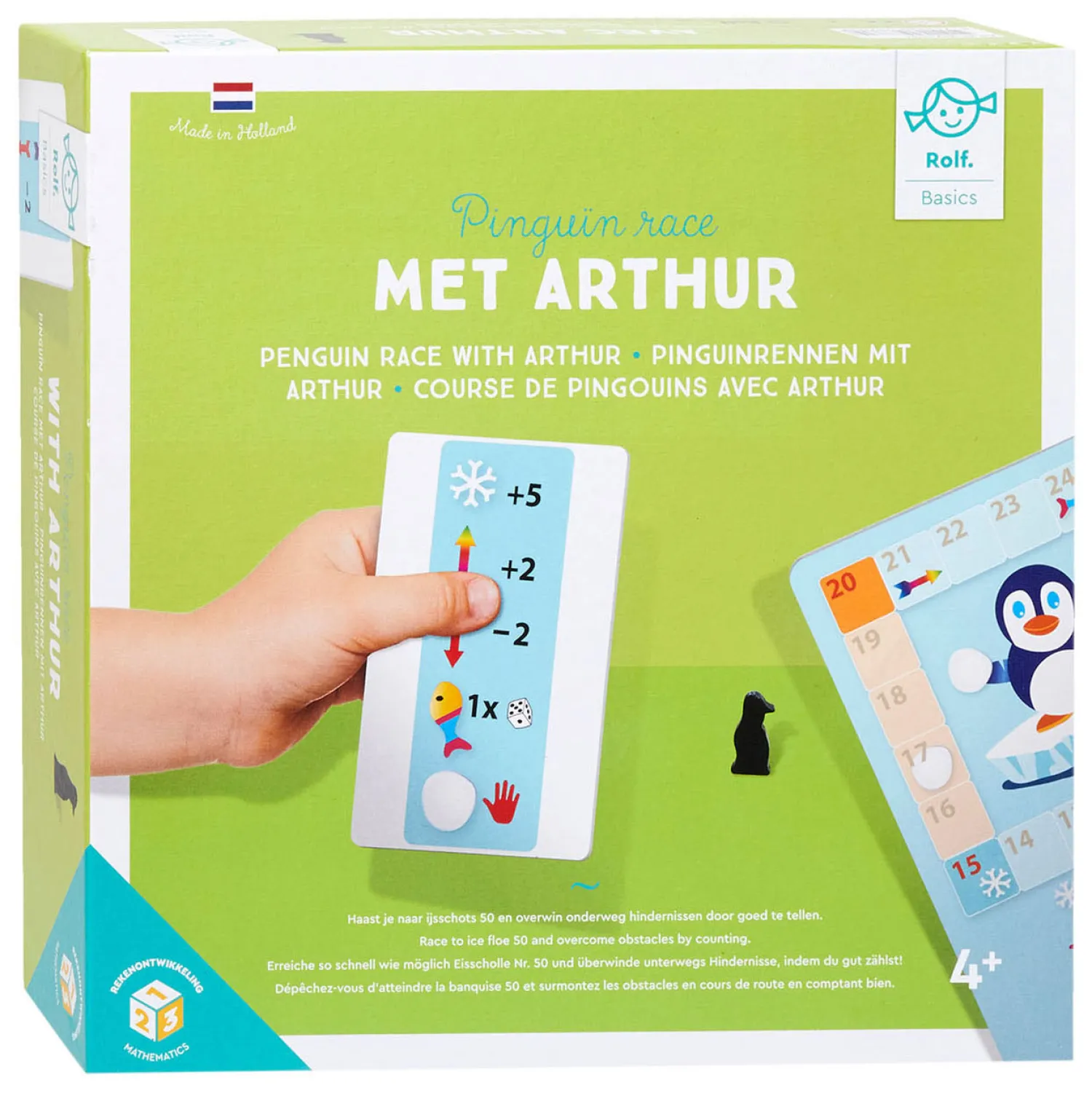 Rolf Basics - Pinguin Race met Arthur Tellen Rekenspel Discount