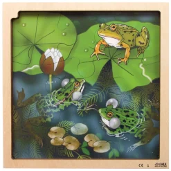 Rolf Connect - Groei en 4 Lagenpuzzel Hout Kikker, 86st. Sale