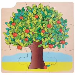 Groei en 4 Lagenpuzzel Hout Groeiboom, 36st.>Rolf Discount