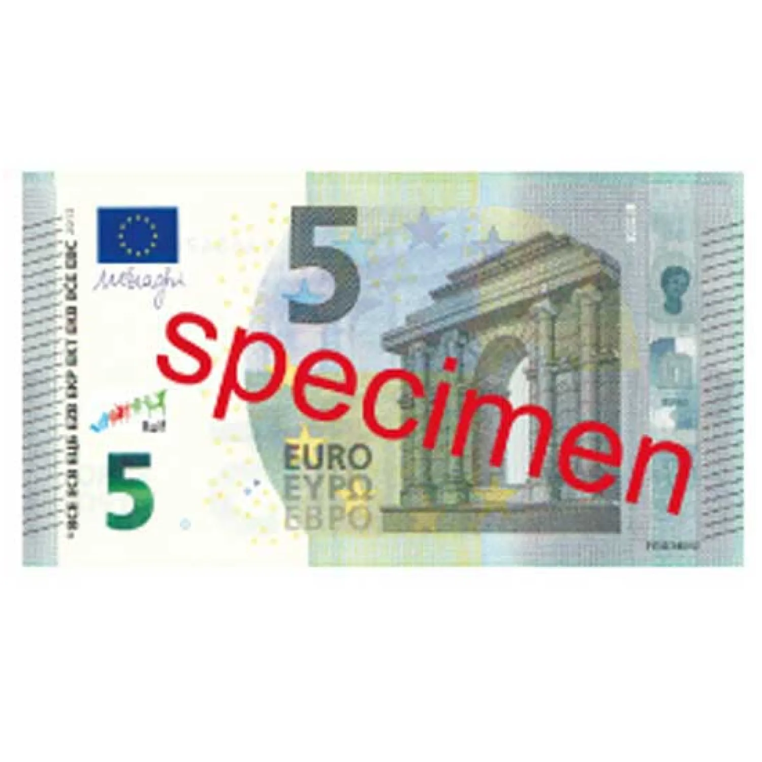 Rolf More - Bankbiljet 5 Euro - 100st. New