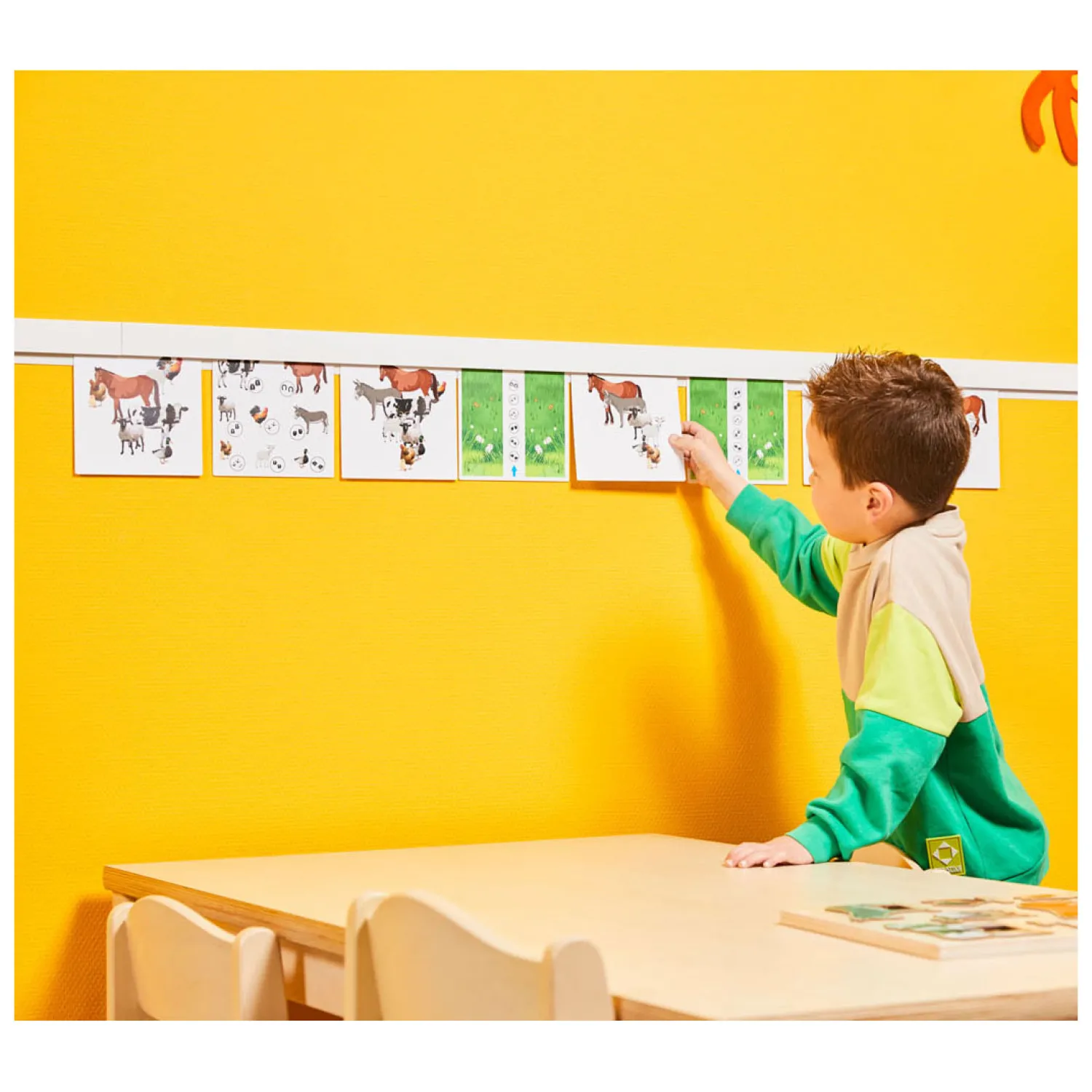 More - Houten Puzzelplank Boerderij, 8st.>Rolf Discount