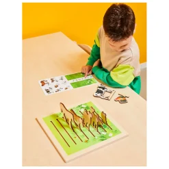 More - Houten Puzzelplank Boerderij, 8st.><noscript><img width=