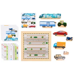 Rolf More - Houten Puzzelplank Verkeer, 8st. Best