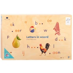 Rolf Originals - Letters in Woord Taalspel in Houten Box Clearance
