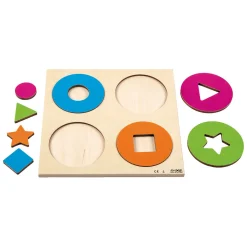 Relief - Puzzel Ontdek de kleur Circkels en Vormen, 8st.-Rolf Best