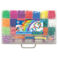 Creative Craft Group Rubber Band Loom in Opbergdoos, 4000st. Sale