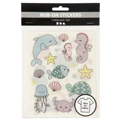 Rub-On Stickers Oceaan, 2 Vellen-Creativ Company Sale