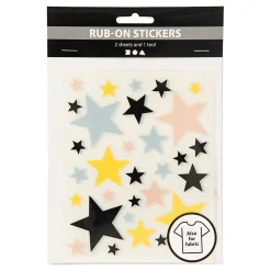 Rub-On Stickers Sterren,  2 Vellen>Creativ Company Online