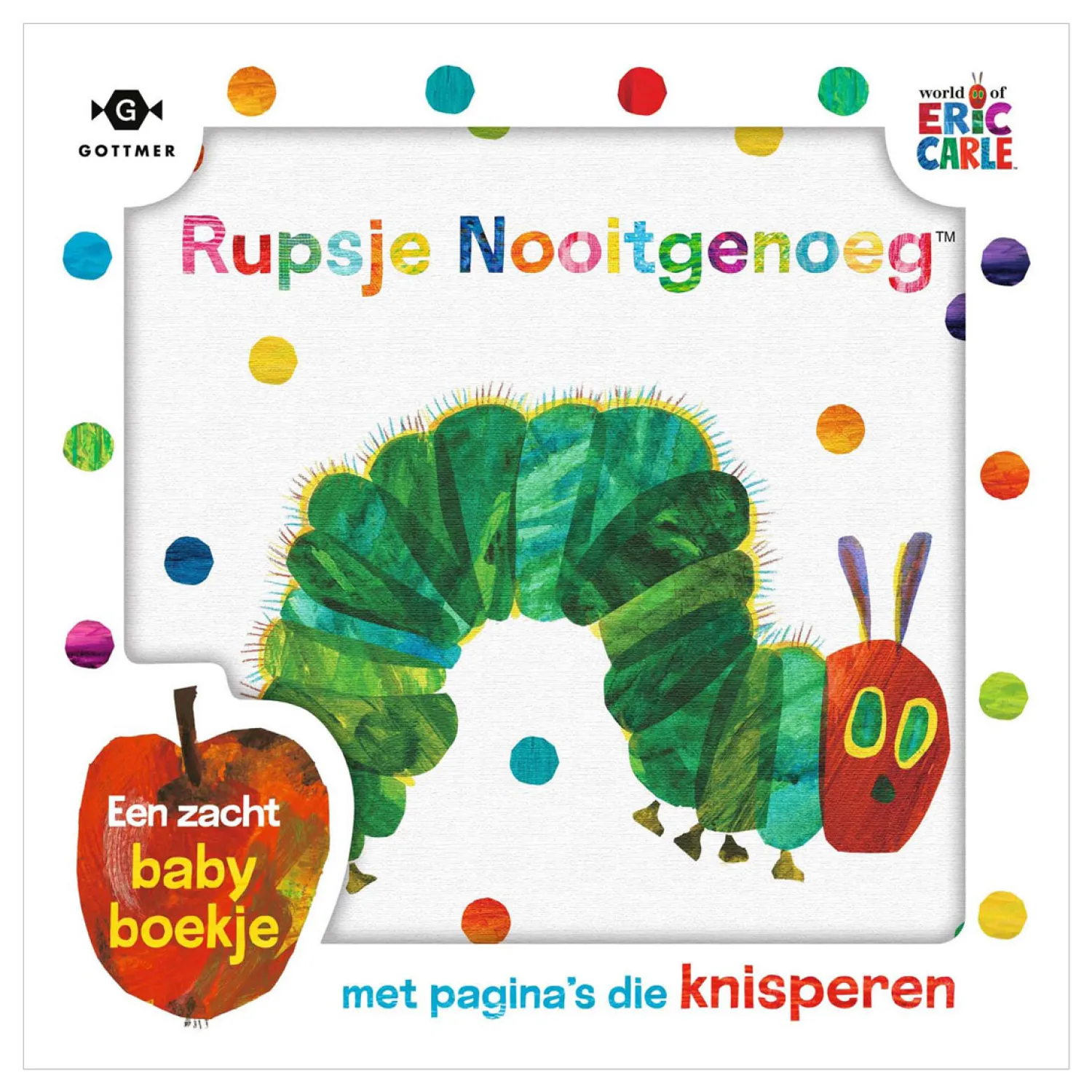 Gottmer Uitgevers Groep Rupsje Nooitgenoeg - Stoffen Boekje New