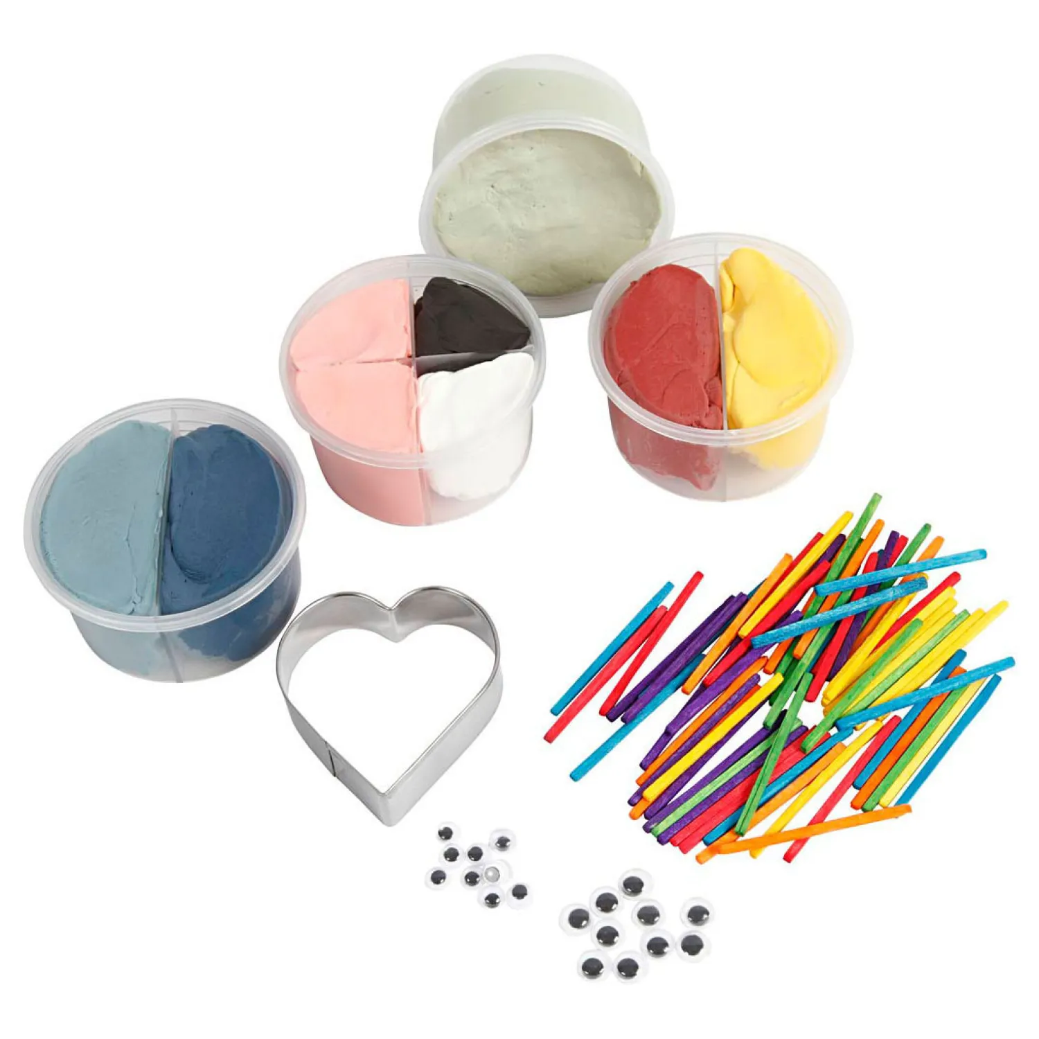 Schattige Vingerpoppen Maken Silk Clay Kleiset-Creativ Company Clearance