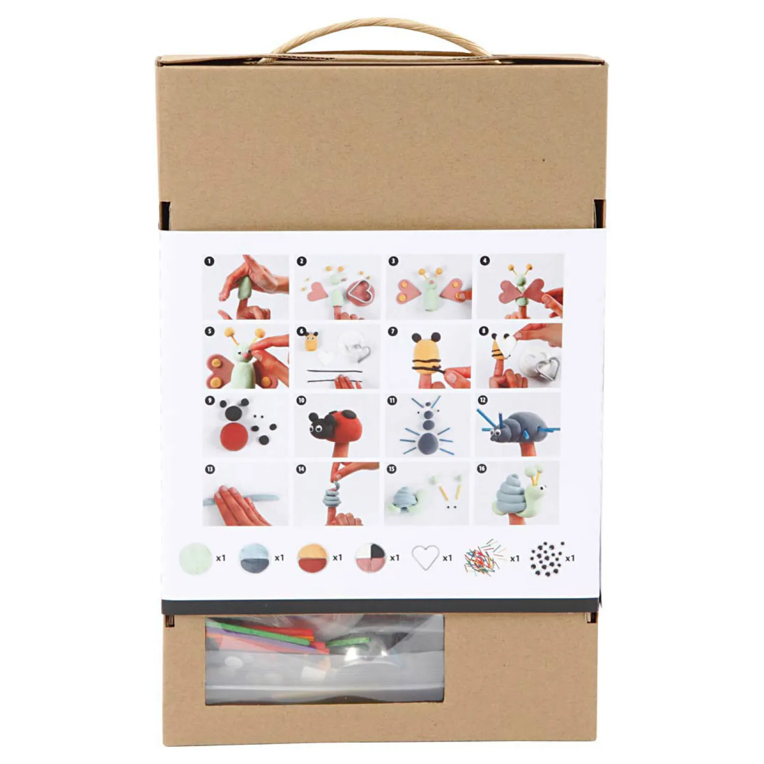 Schattige Vingerpoppen Maken Silk Clay Kleiset-Creativ Company Clearance