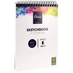 Schetsboek A5-formaat, 25 Vellen- Best