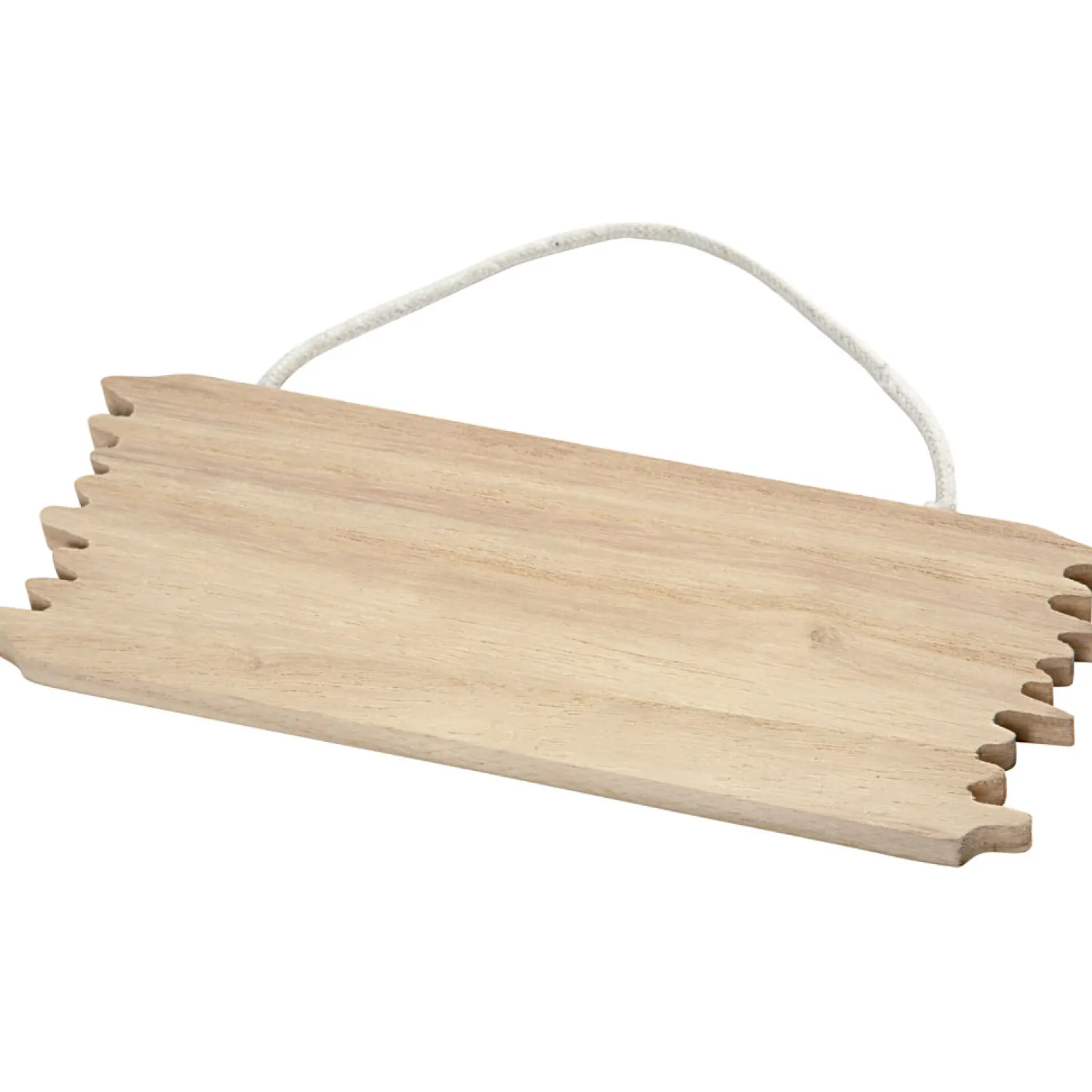 Schild Naambord Hout met Ophangkoord>Creativ Company Outlet