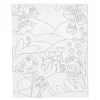 Creativ Company Schildercanvas met Print Bloemenlandschap - 24x30cm Discount
