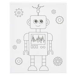 Schildercanvas met Print Robot - 24x30cm>Creativ Company Online
