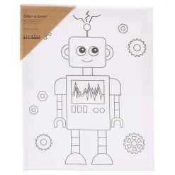 Schildercanvas met Print Robot - 24x30cm>Creativ Company Online