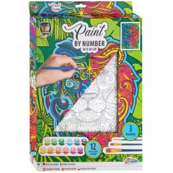 Grafix Schilderen op Nummer Canvas - Leeuw Online