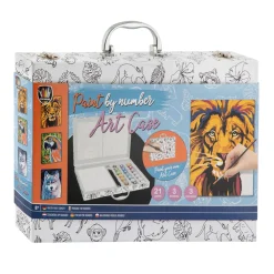 Schilderen op Nummer Dieren Kleurkoffer, 27dlg.-Creative Craft Group Outlet