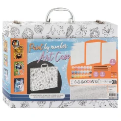 Schilderen op Nummer Dieren Kleurkoffer, 27dlg.-Creative Craft Group Outlet