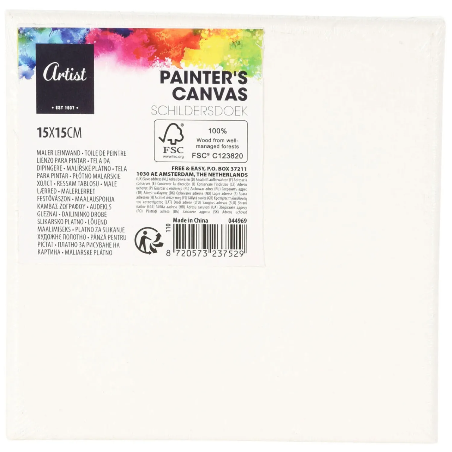 Schildersdoek, 15x15cm> Online