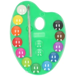 Schilderspalet 12 Kleuren en Kwast Sale