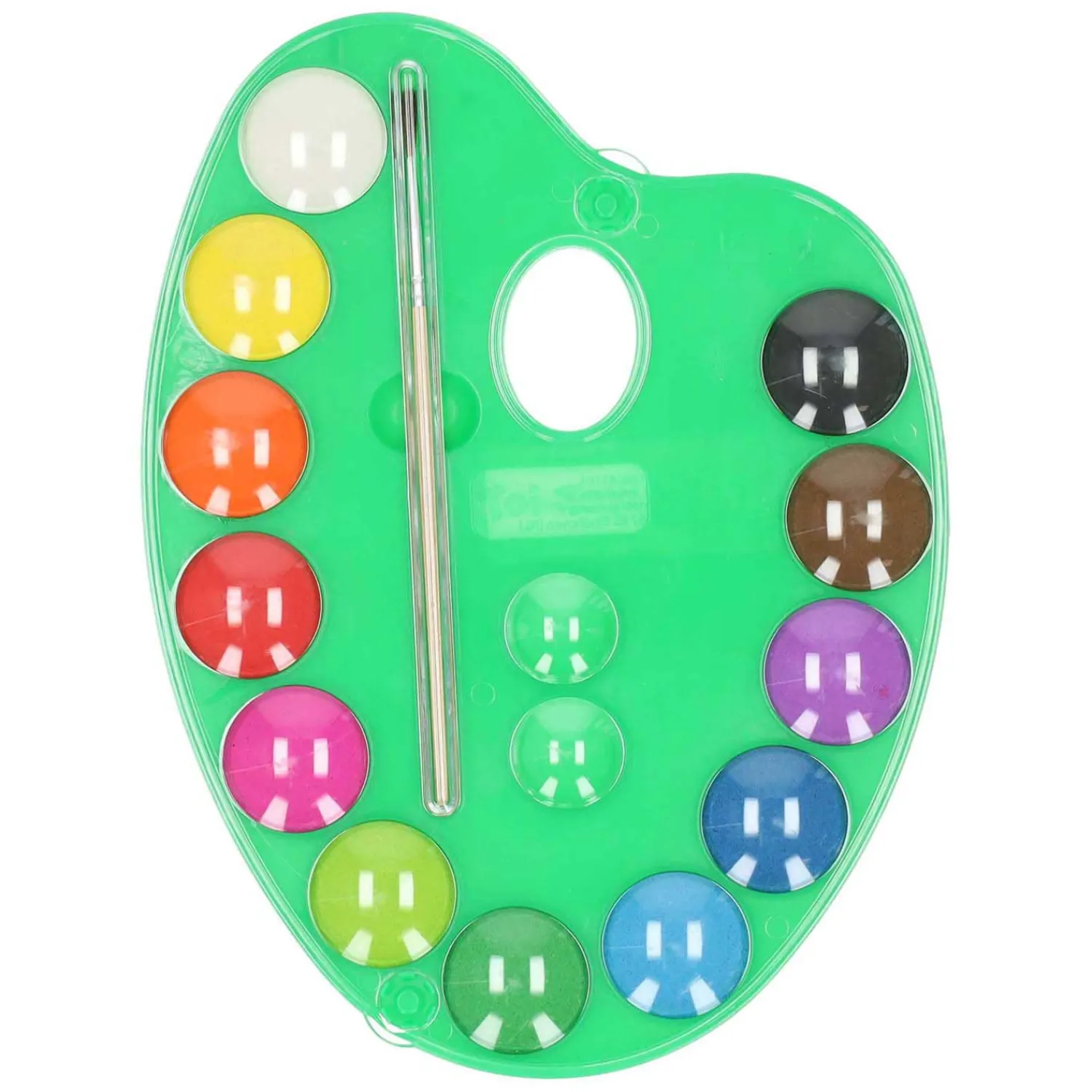 Schilderspalet 12 Kleuren en Kwast Sale