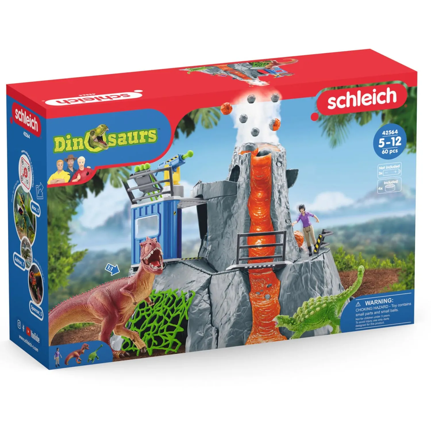 schleich DINOSAURS Grote Vulkaanexpeditie 42564 Online