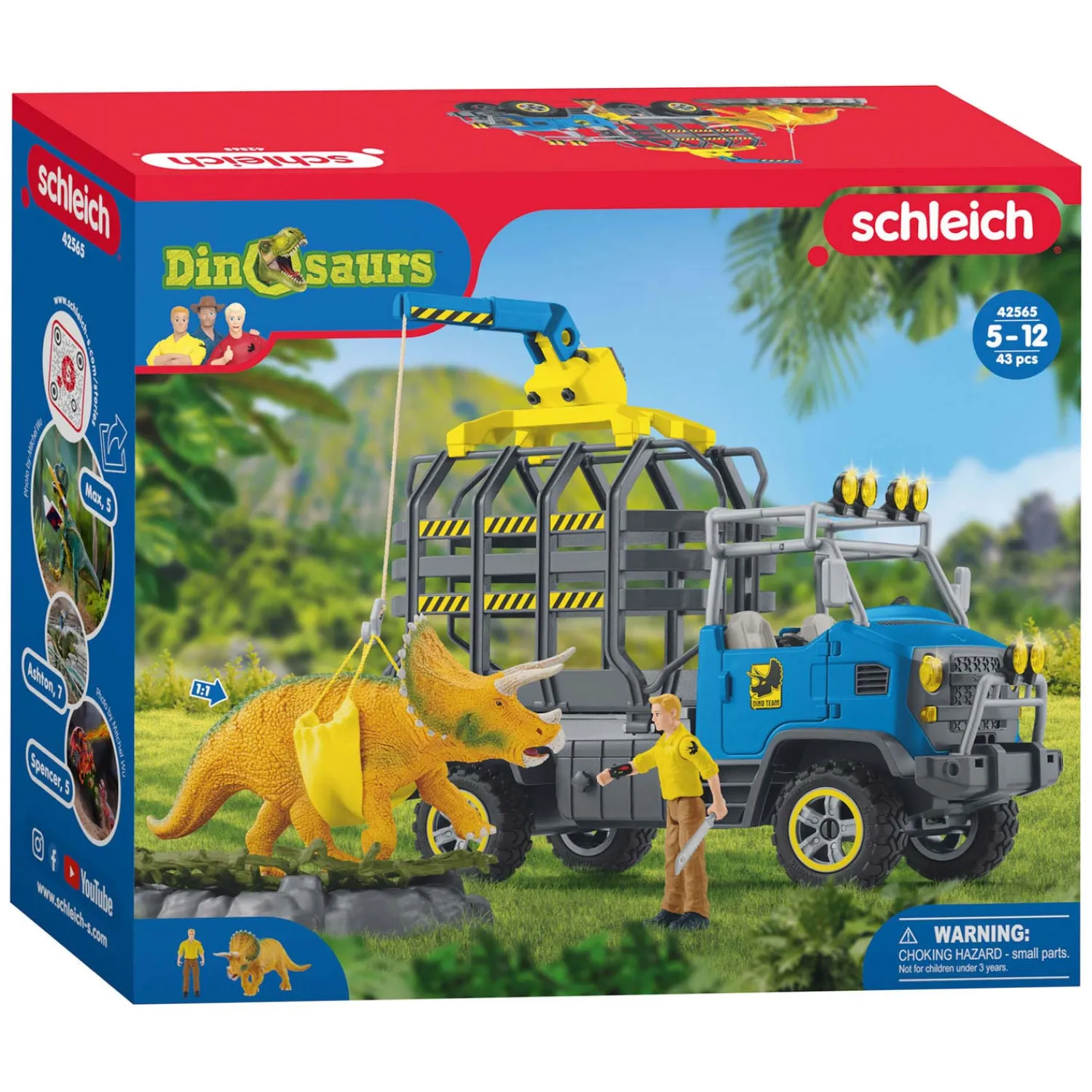 Schleich DINOSAURS Truckmissie 42565