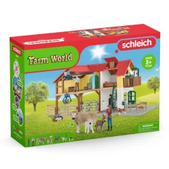 FARM WORLD Boerderij met Stal en Dieren 42407>Schleich Sale