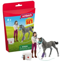 HORSE CLUB Mevrouw Kramer met Veulen 42752>Schleich Best