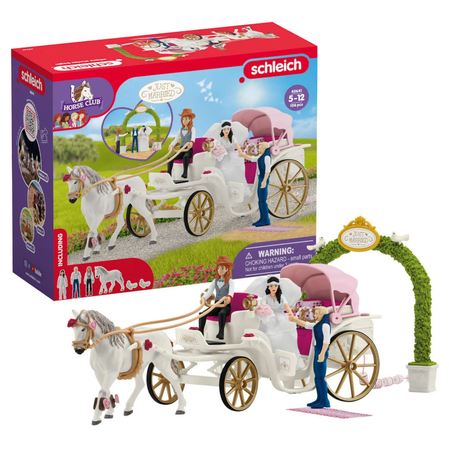 schleich HORSE CLUB Trouwkoets 42641 Clearance