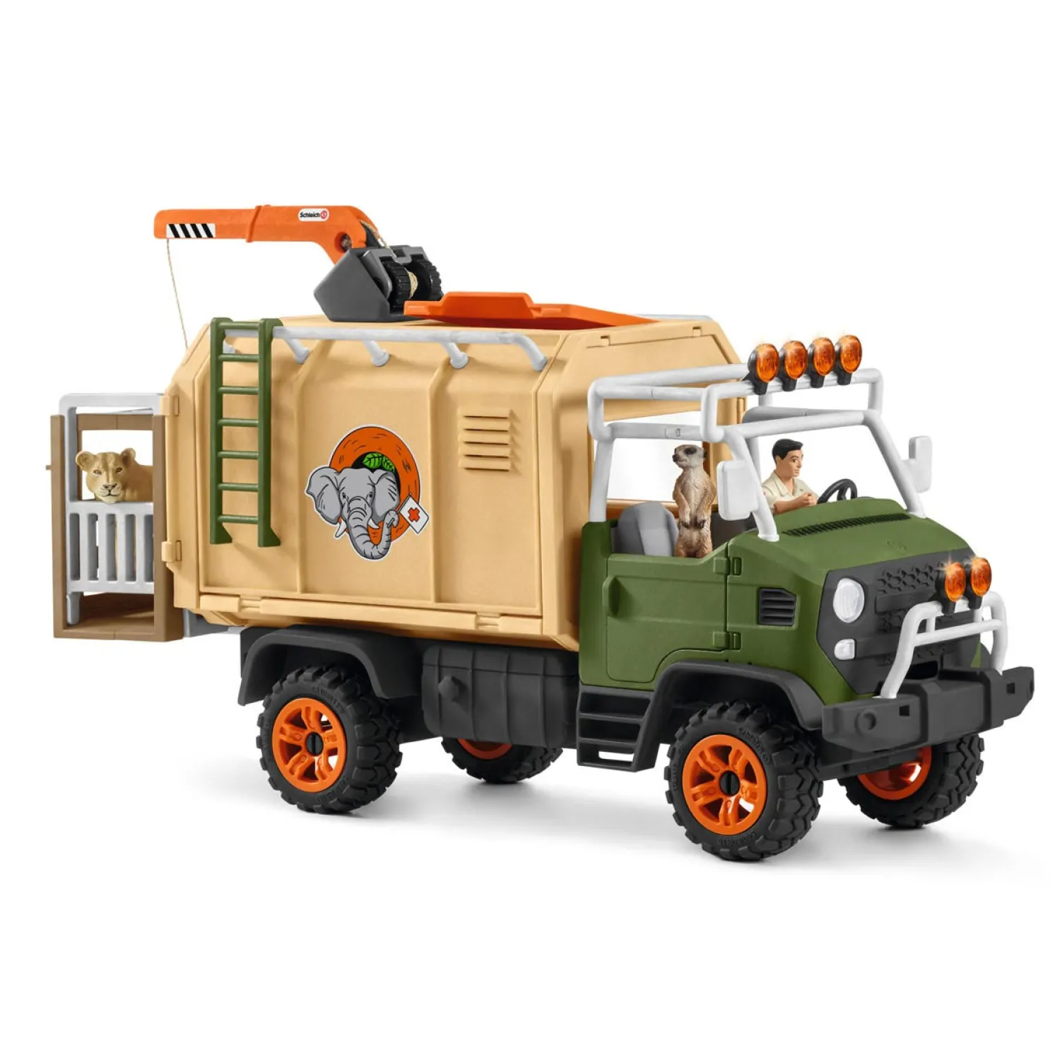 Schleich WILD LIFE Grote Reddingswagen voor Dieren 42475 Discount