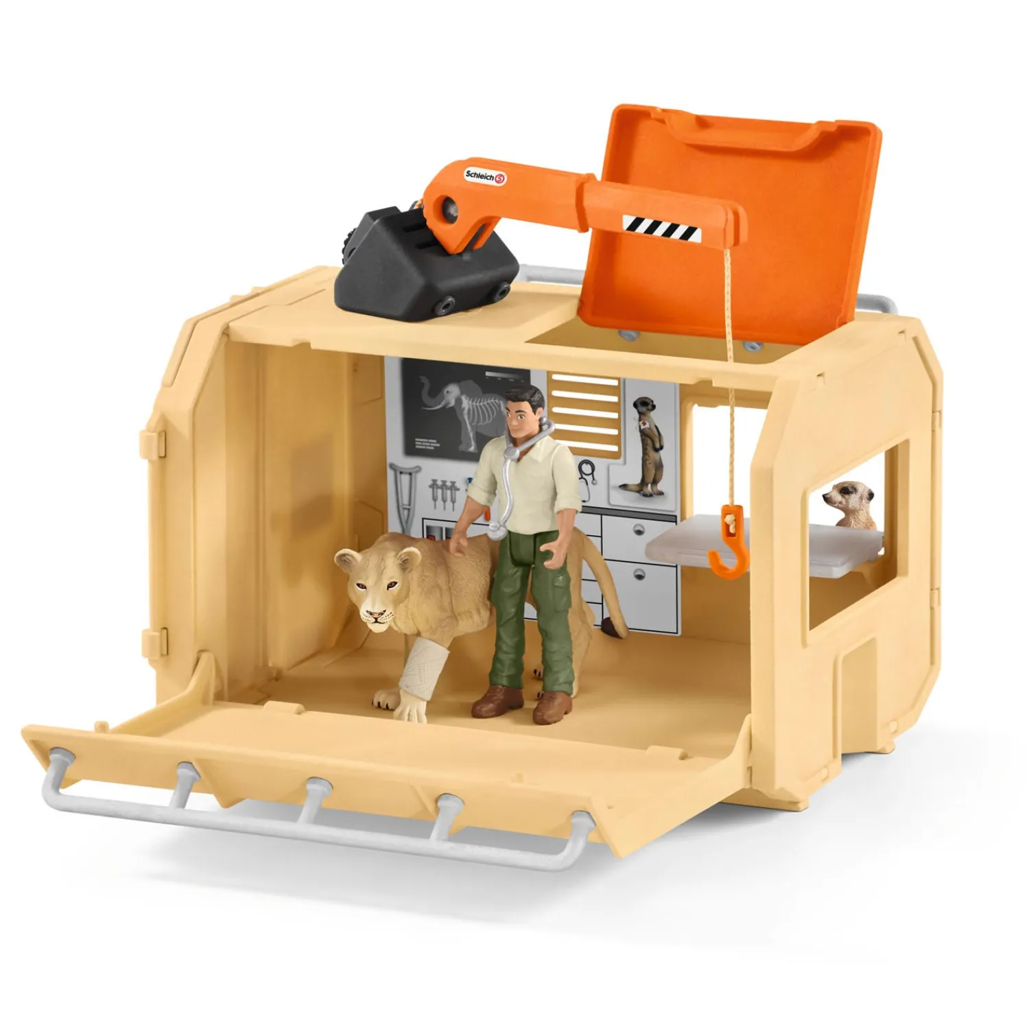 Schleich WILD LIFE Grote Reddingswagen voor Dieren 42475 Discount