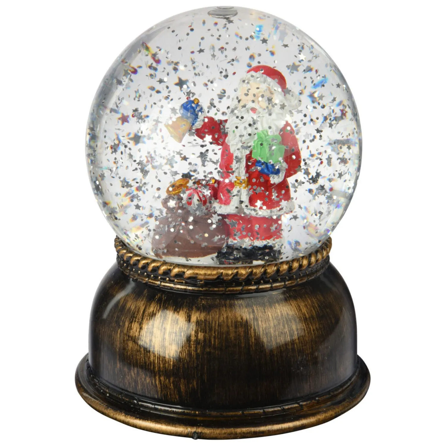 Schudbol Kerst met LED XL> Outlet