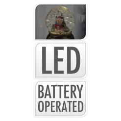 Schudbol Kerst met LED XL><noscript><img width=