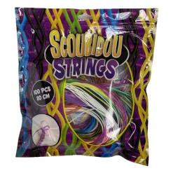 Scoubidou Knooptouwtjes 80cm, 100st.> New
