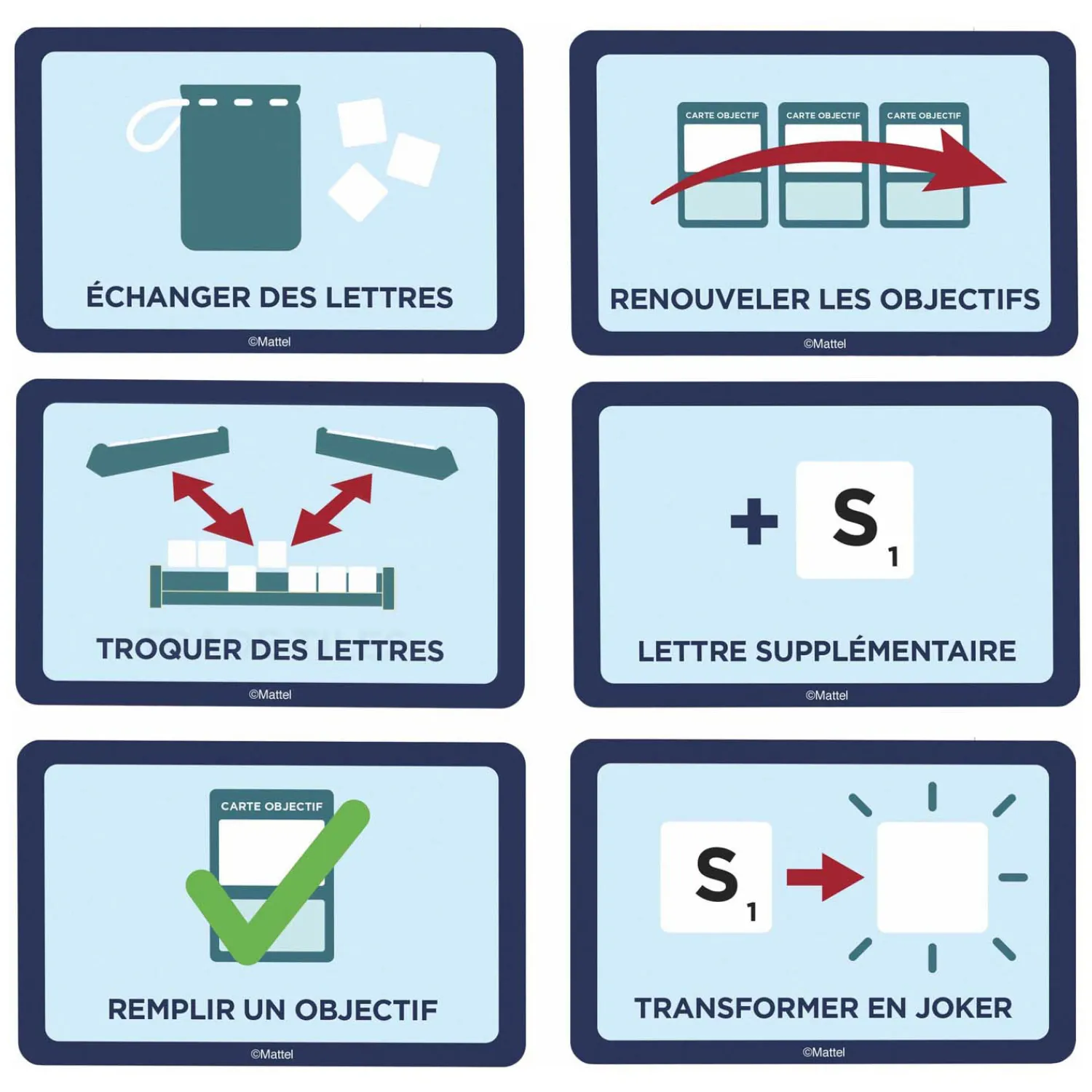 Mattel Scrabble Bordspel Franstalig Best