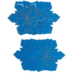 Scratch Art Sneeuwvlok Ornamenten, 36st.-Colorations Sale