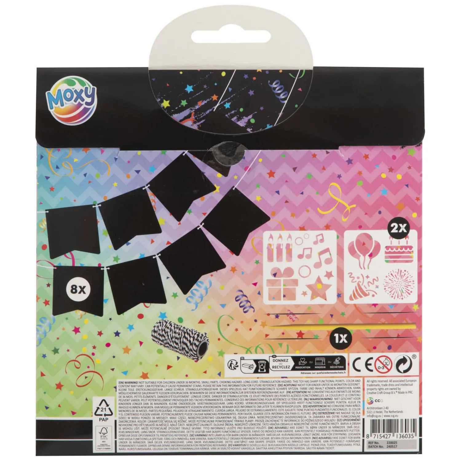 Creative Craft Group Scratch Vlaggenlijn Maken New